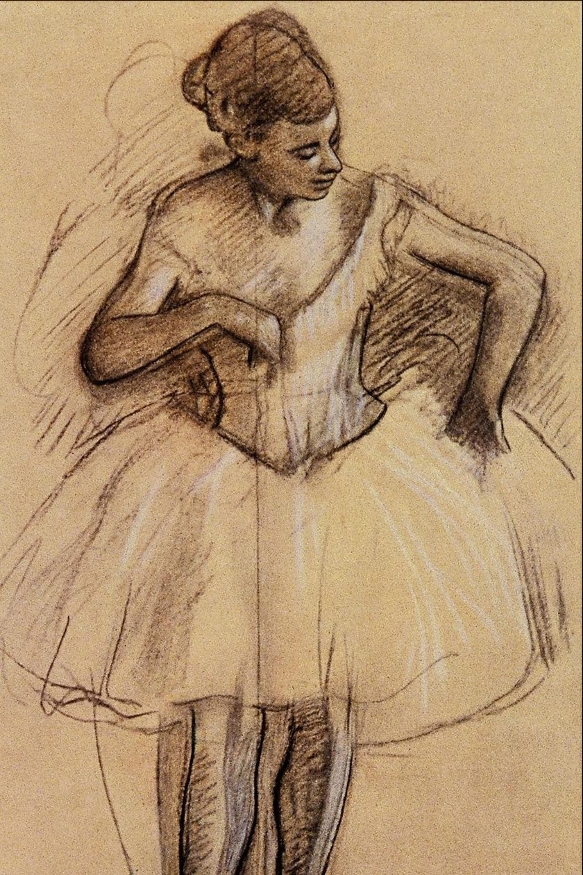 bale dansçısı by Edgar Degas