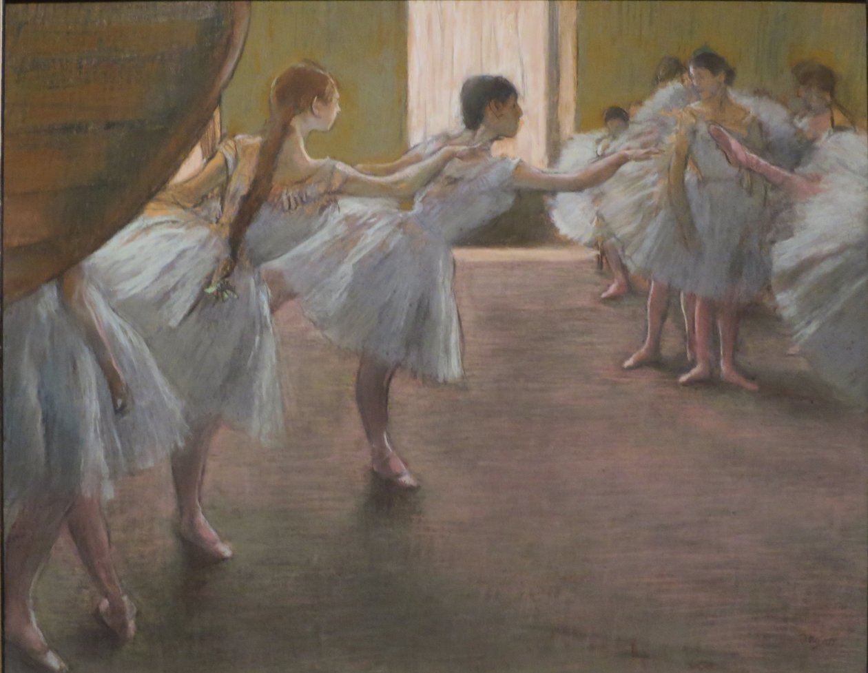 bale provası by Edgar Degas