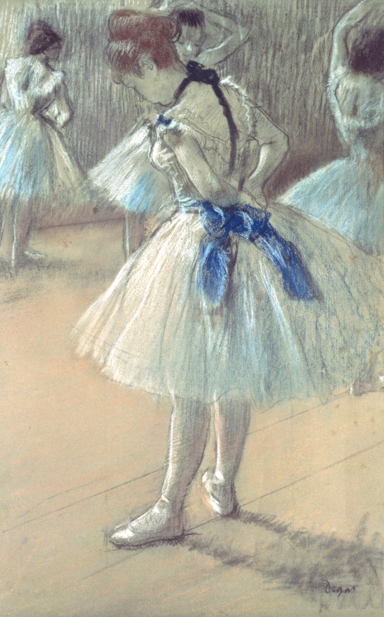 Dansçı (pastel) by Edgar Degas