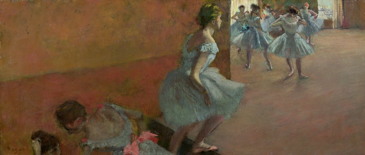 Merdivenden Çıkan Dansçılar, c.1886-88 by Edgar Degas