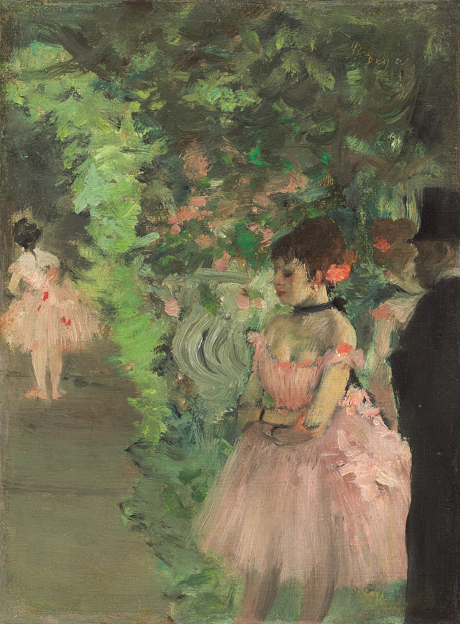 Dansçılar Sahne Arkası, 1876-1883 by Edgar Degas