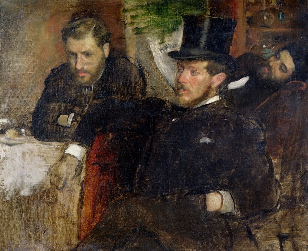 Jeantaud, Linet ve Laine, 1871 by Edgar Degas