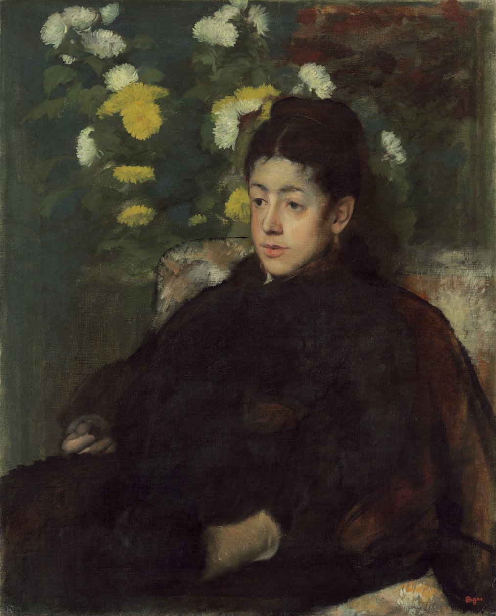 Bayan Malo, 1877 dolayları by Edgar Degas
