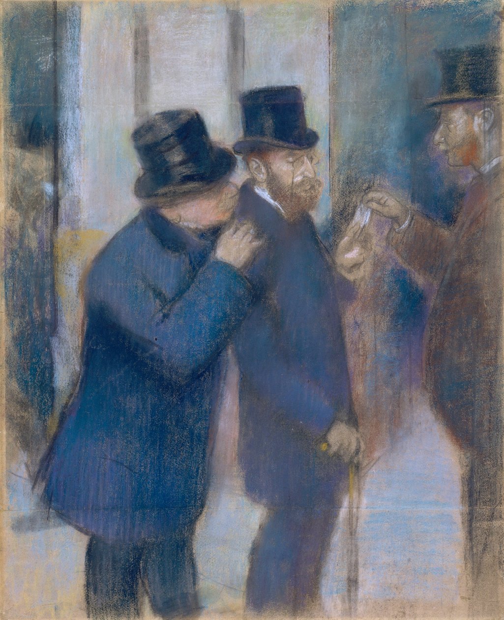 Borsadaki Portreler by Edgar Degas