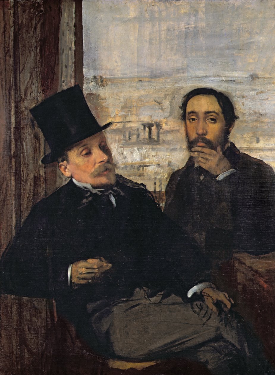 Evariste de Valernes ile Otoportre (1816-96) c.1865 by Edgar Degas