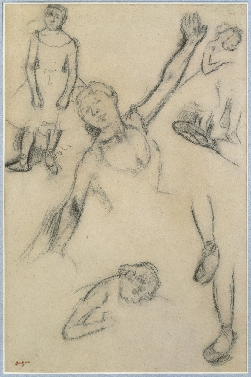 dansçıların incelenmesi by Edgar Degas