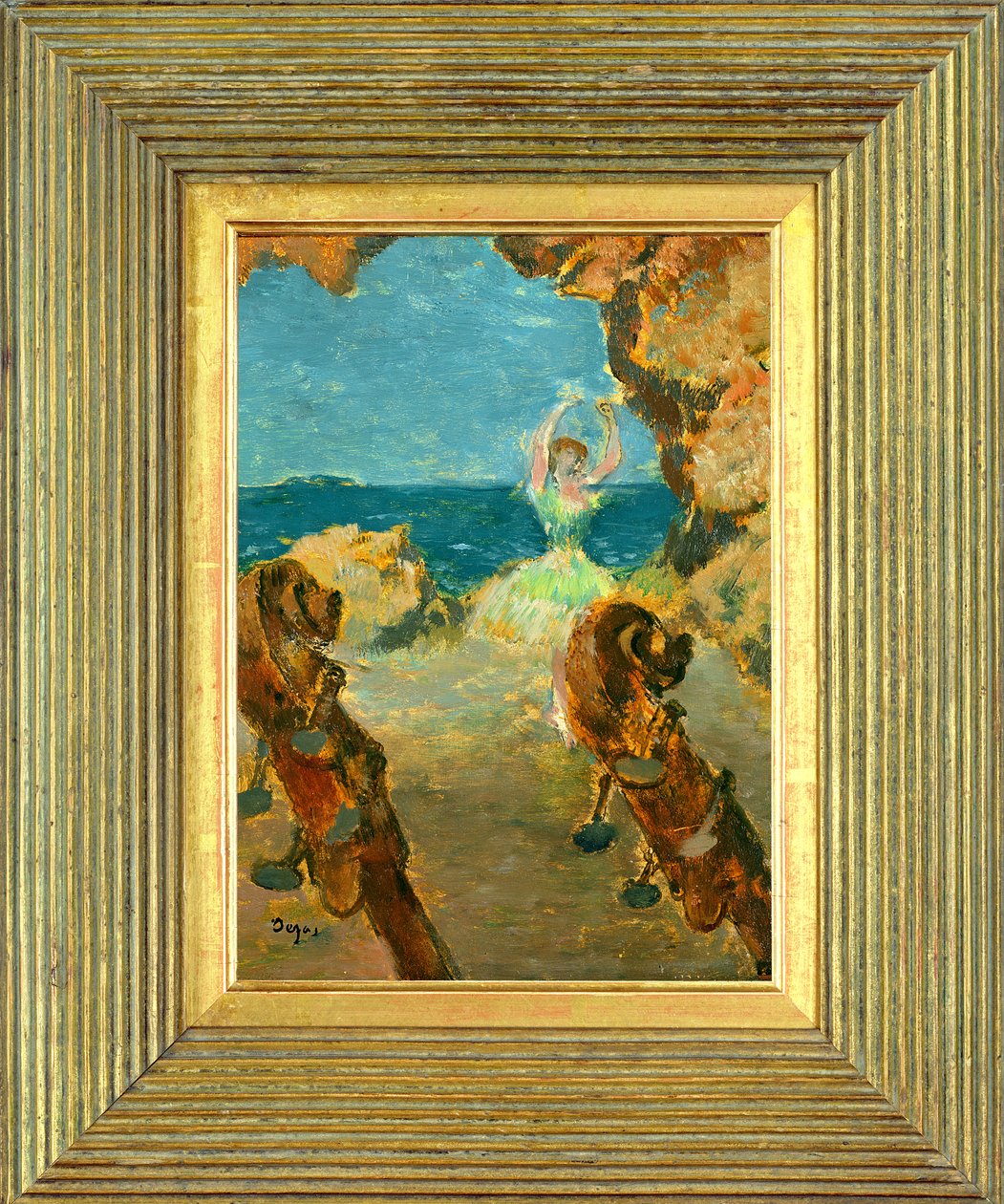 The Ballet Dancer, 1891 (maun panel üzerine yağlı boya) (bkz. 141384) by Edgar Degas
