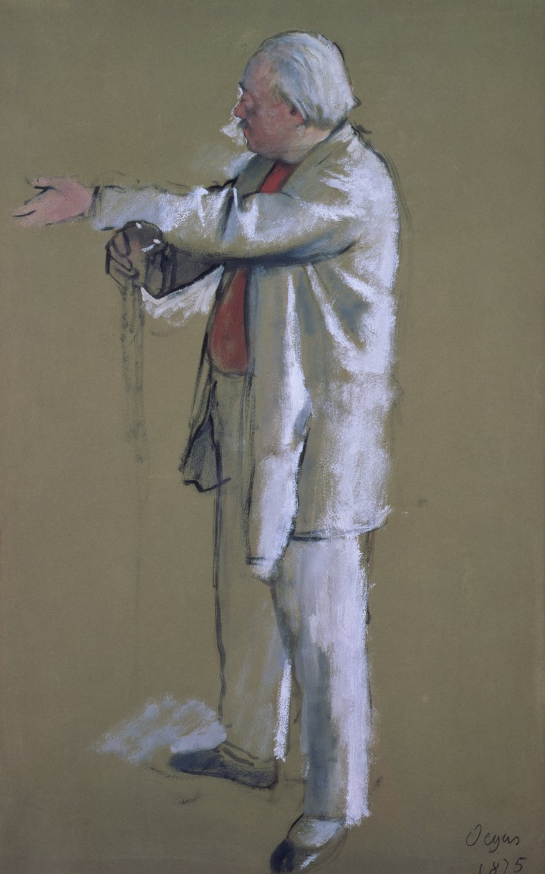 Bale Ustası, 1875 (pastel) by Edgar Degas