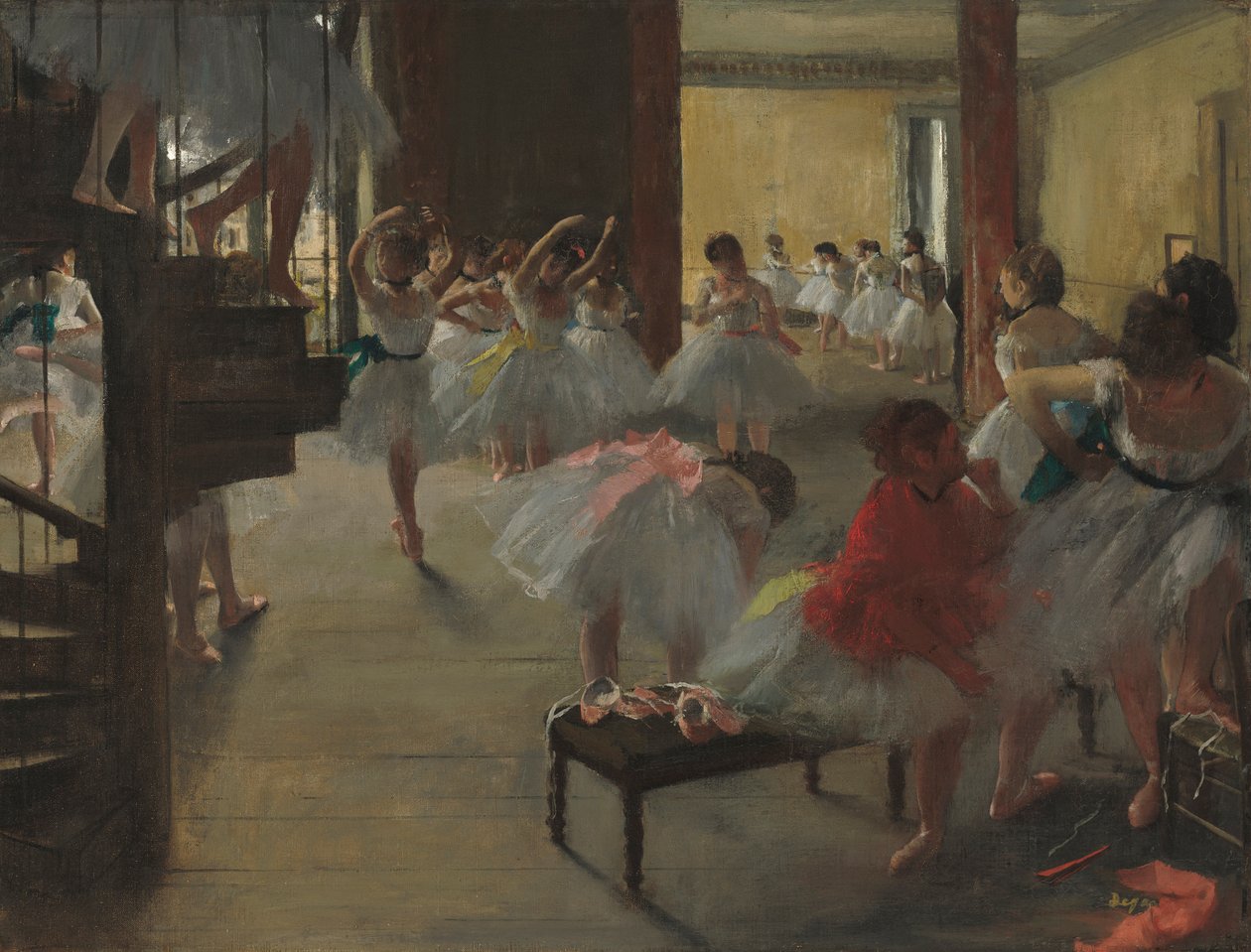 Dans Sınıfı, c.1873 by Edgar Degas