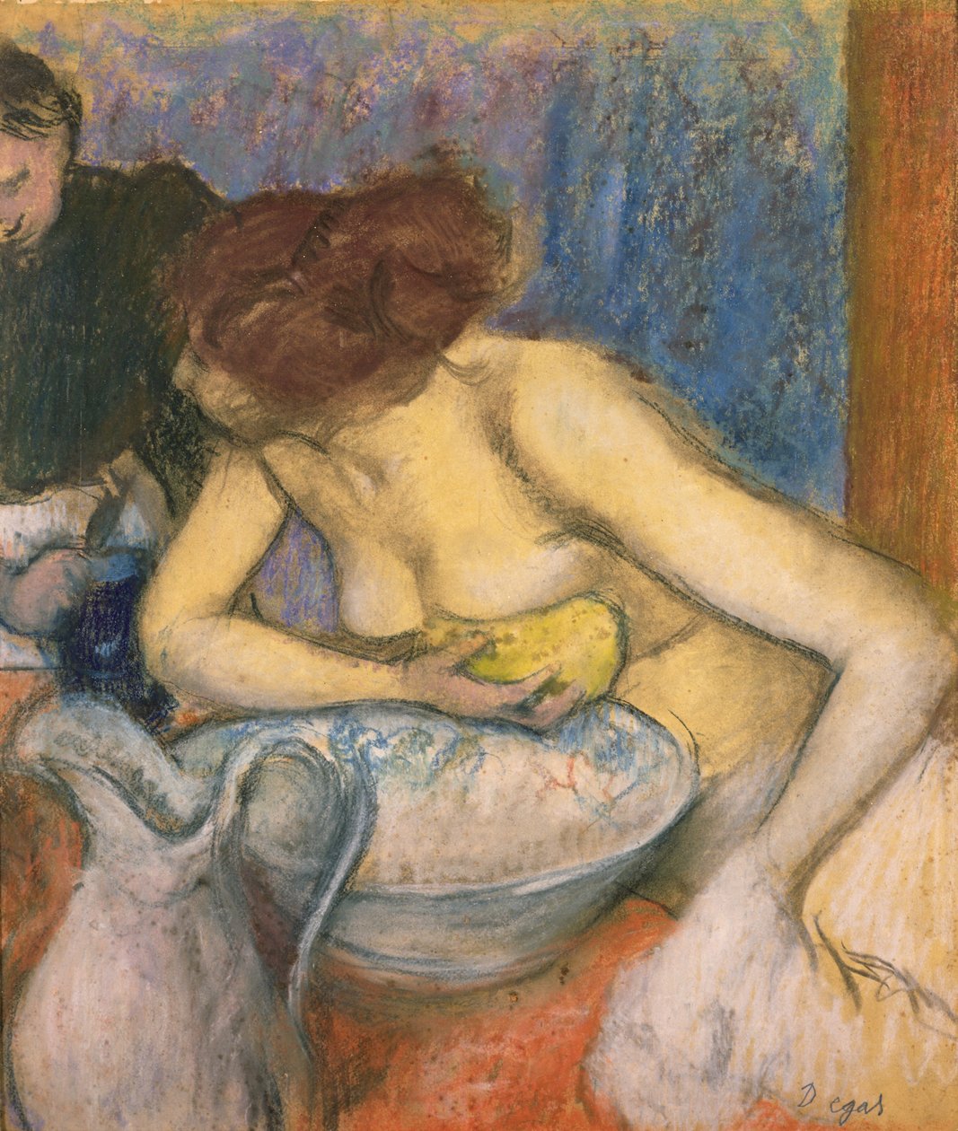 Tuvalet, 1897 (pastel) by Edgar Degas