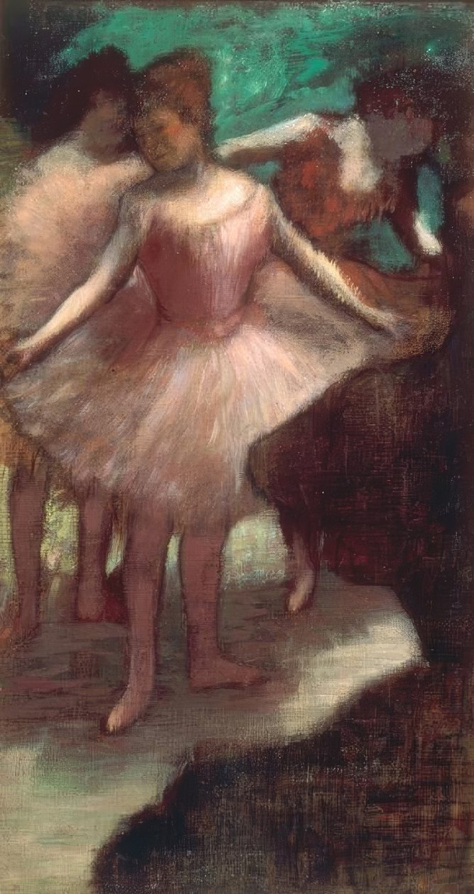 Pembe üç dansçı by Edgar Degas