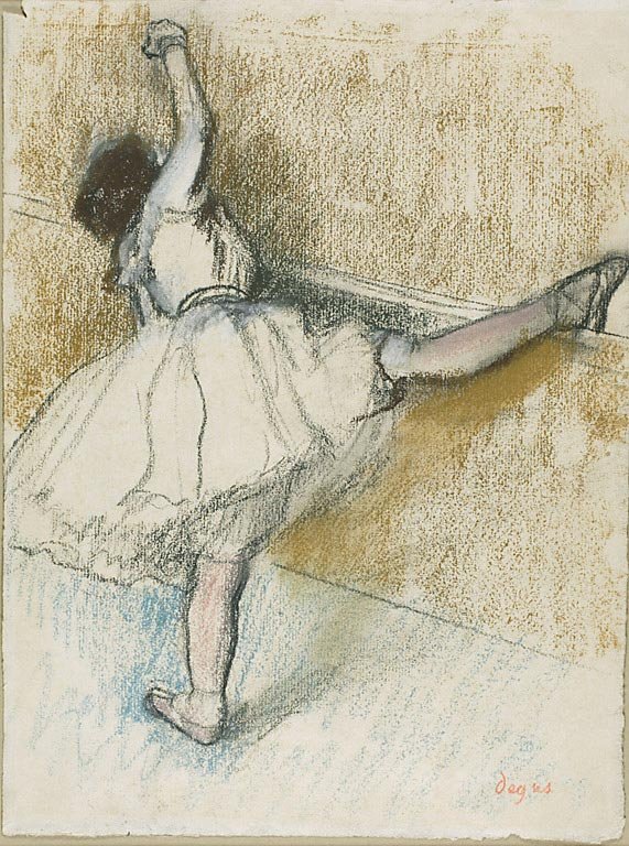 nDancer Çorakta Esneme by Edgar Degas