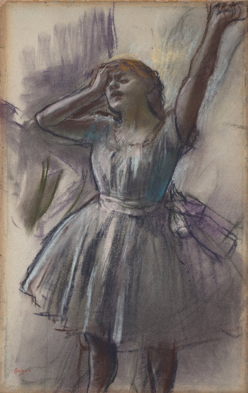 dansçı germe by Edgar Degas