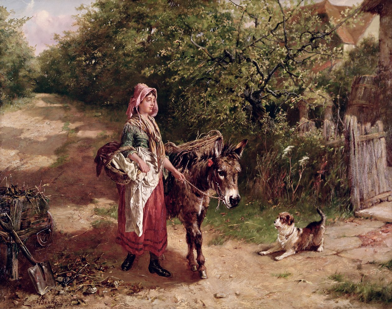 Ijoro rya cumi na kabiri. Igikorwa I-Igice cya V (gravure) by Edgar Bundy