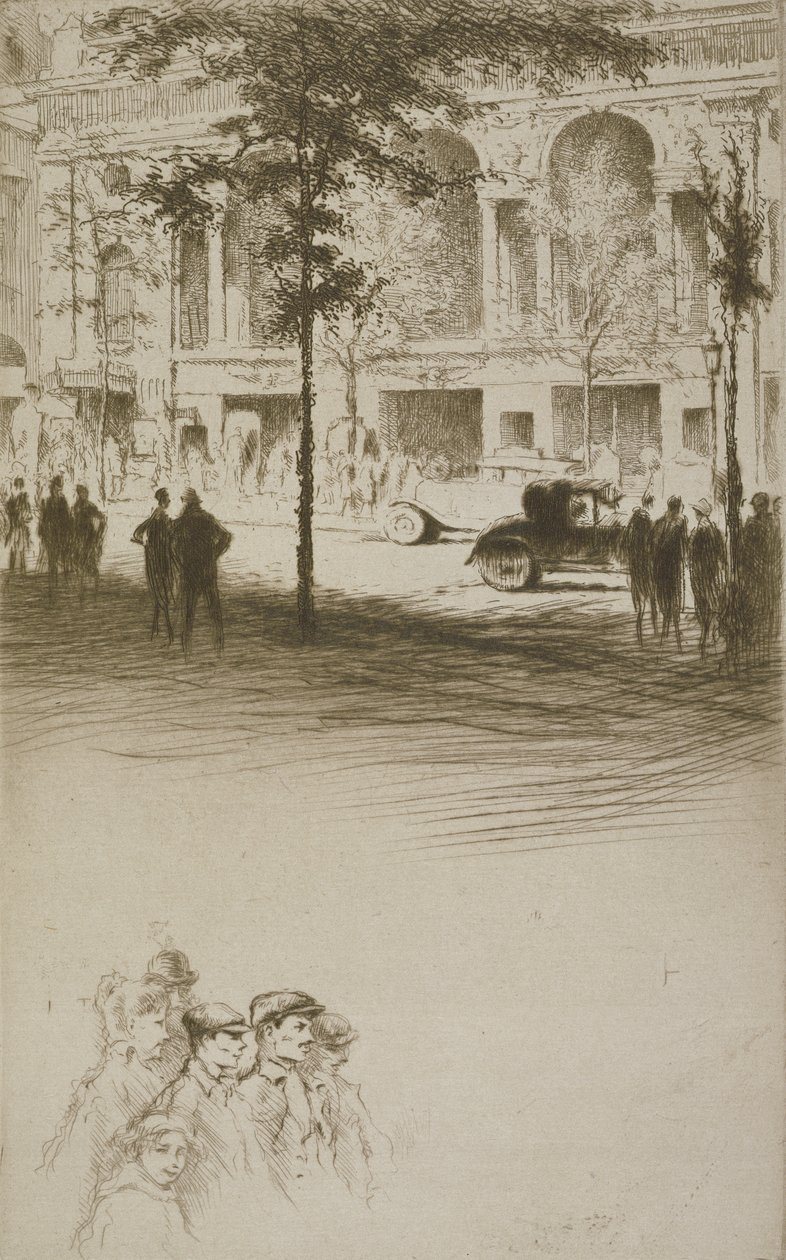 Bir kasaba meydanı, Sidonie-Gabrielle Colette (1873-1954) tarafından 