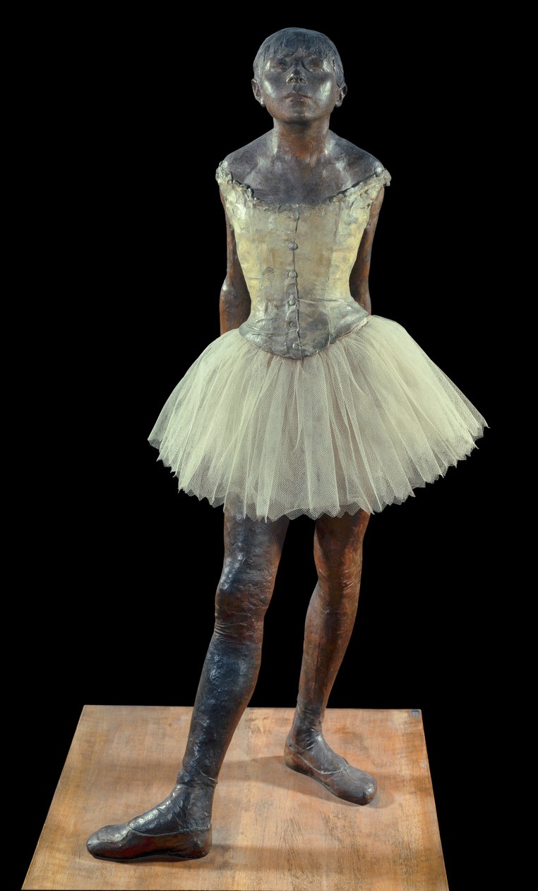 14 yaşında veya uzun boylu dansçı giyinmiş - Edgar Degas