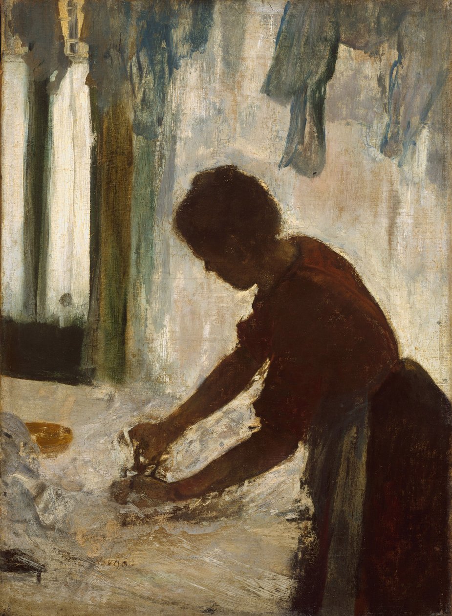 Ütüleyen Kadın, 1873 by Edgar Degas