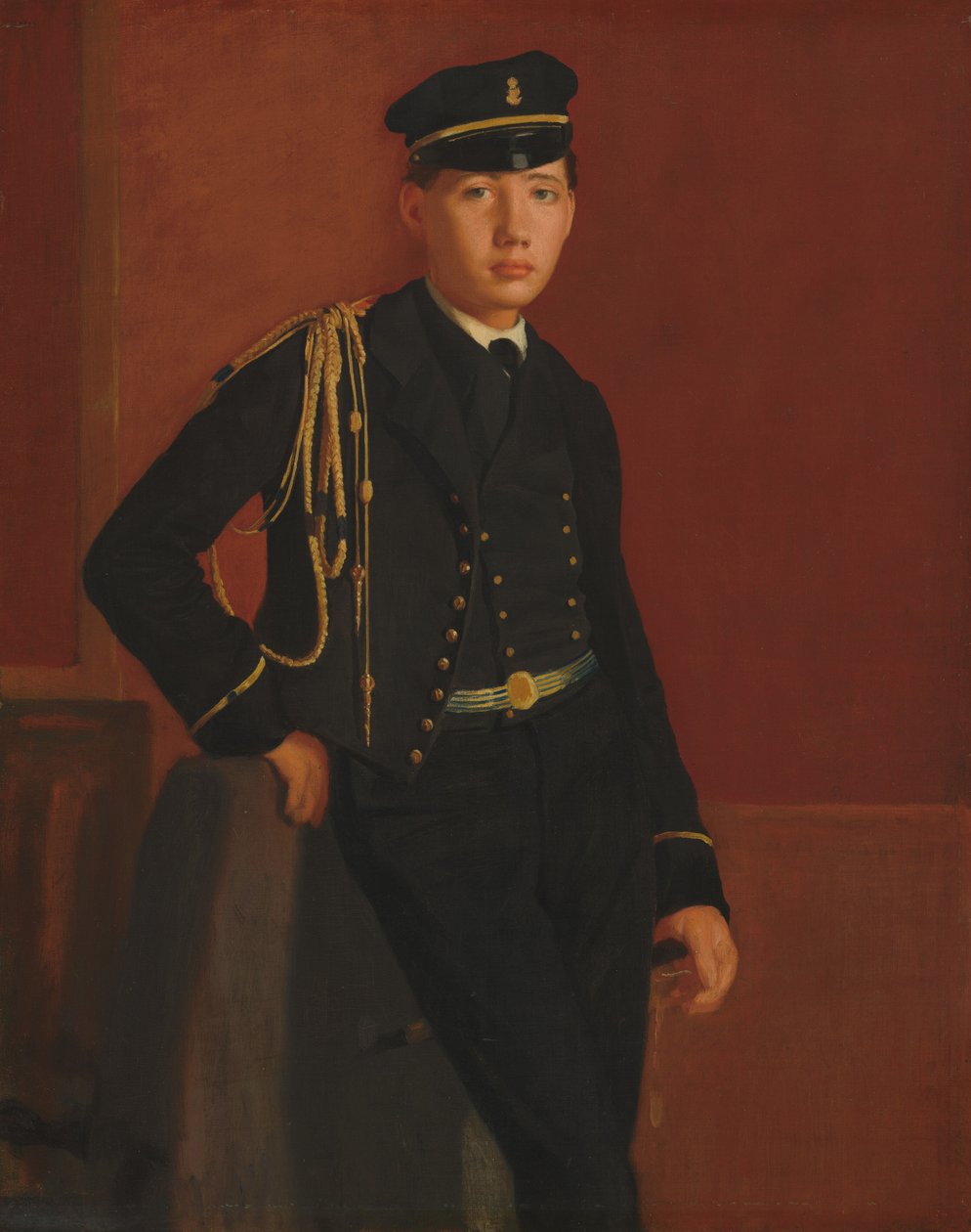 Bir Harbiyeli Üniforması içinde Achille De Gas by Edgar Degas