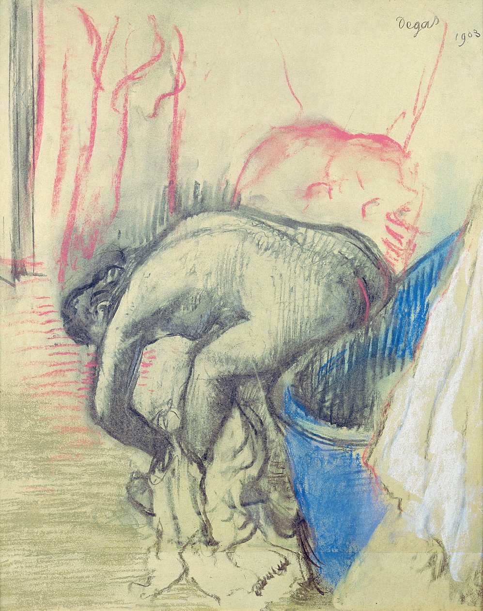 Banyodan Sonra by Edgar Degas