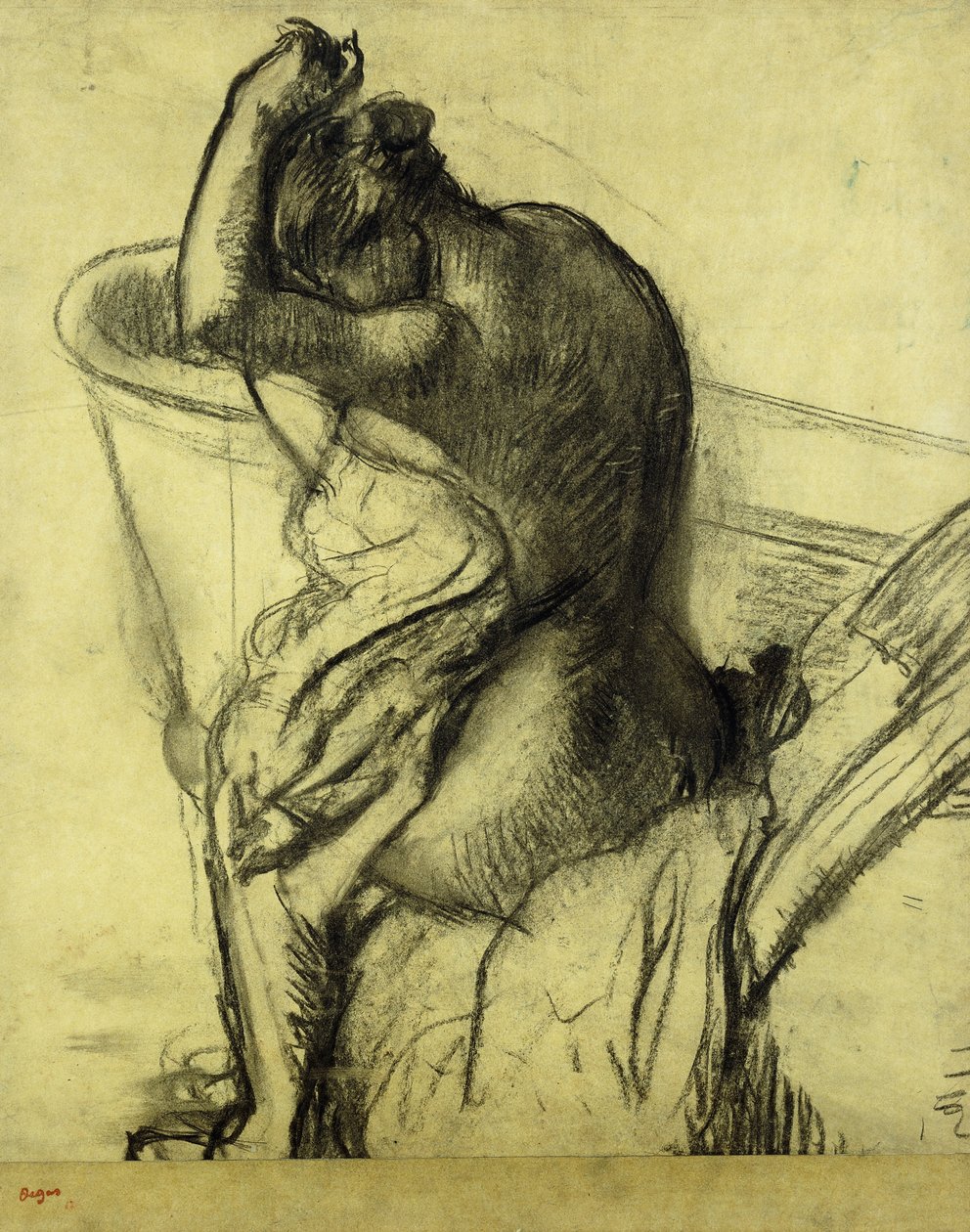 Banyodan Sonra; Apres le Bain, 1899 by Edgar Degas