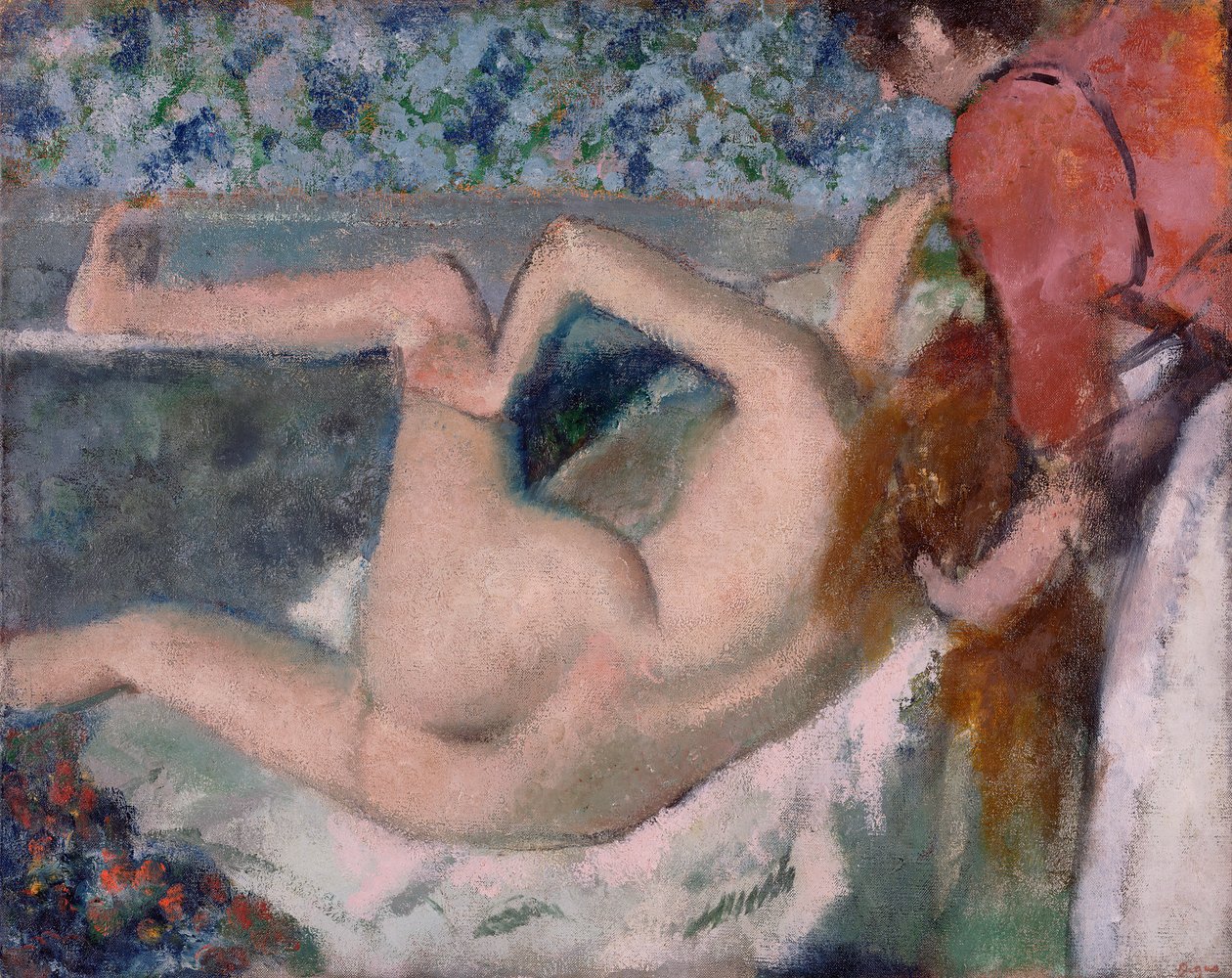 Hamamdan Sonra, 1895 dolayları (tuval üzerine yağlı boya) by Edgar Degas