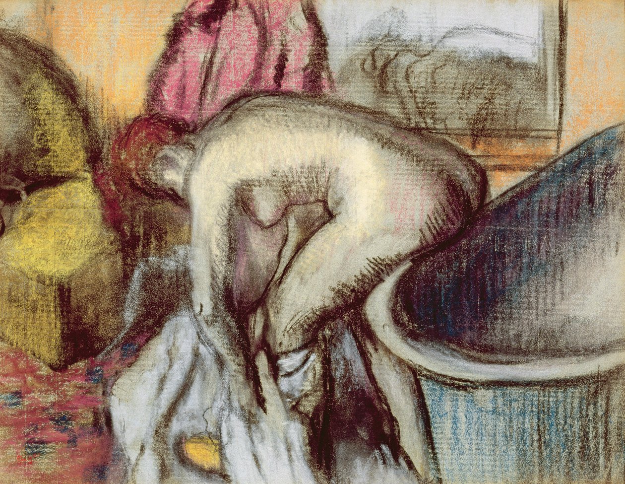 Banyodan Sonra, c.1895 by Edgar Degas
