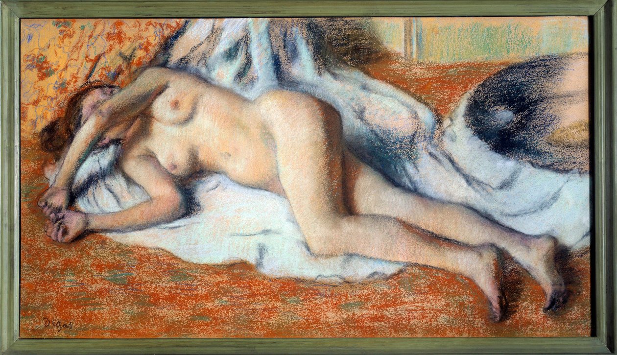 Banyodan veya çıplak uzanmalardan sonra Edgar Degas