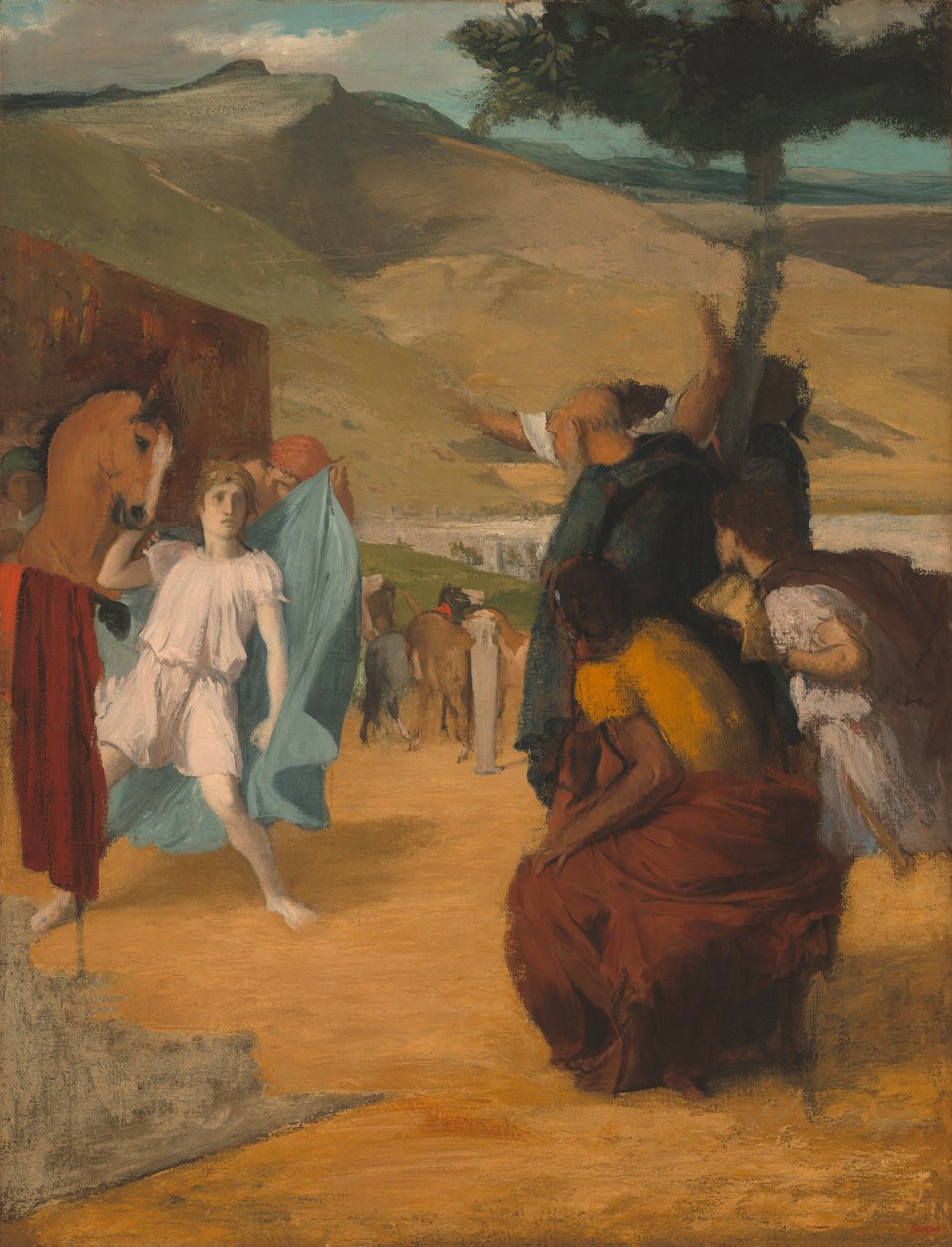 İskender ve Bucephalus by Edgar Degas