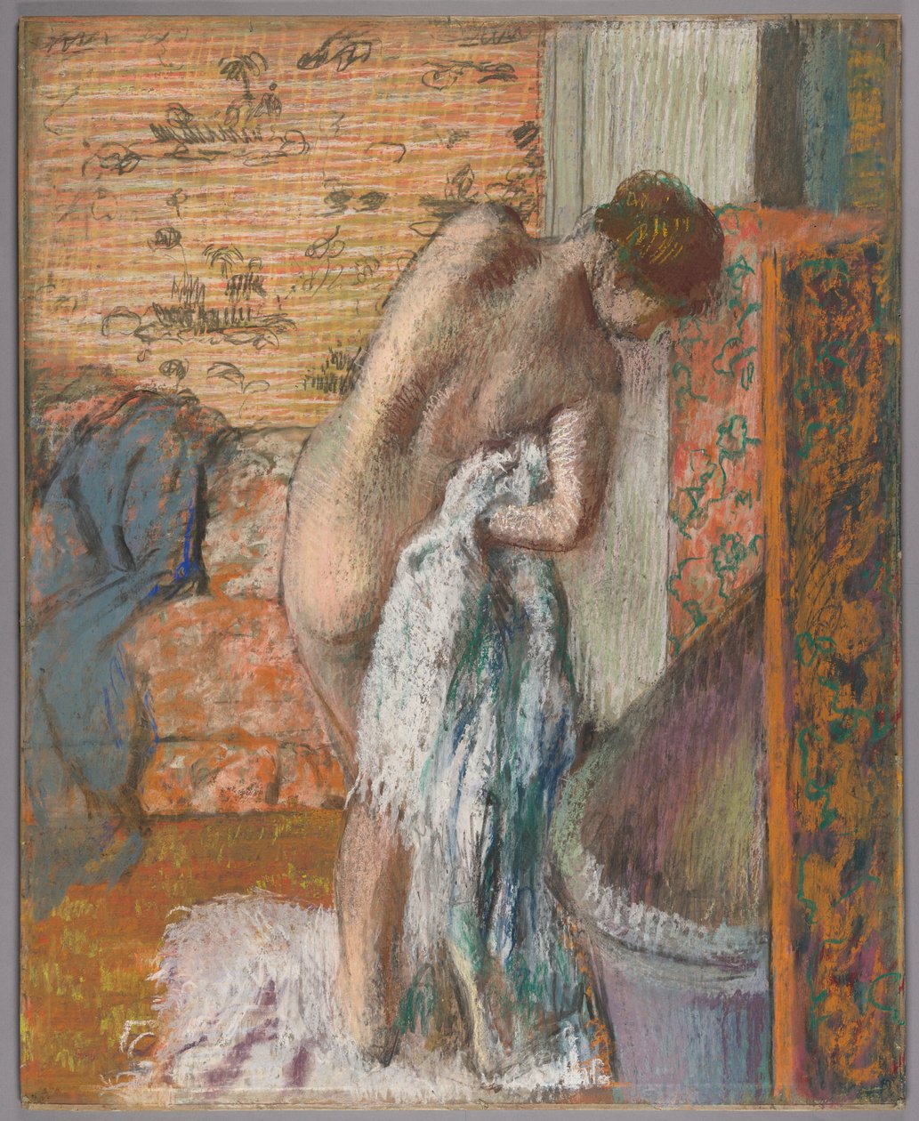 Banyodan sonra by Edgar Degas
