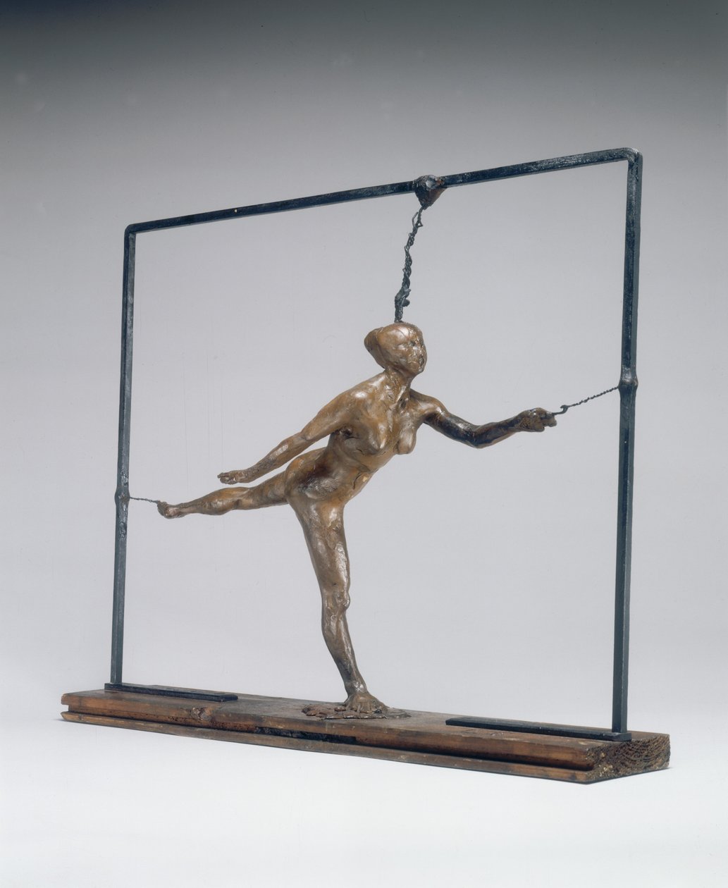 Sağ Bacak Üzerinde Arabesk, Sol Kol Önde, c. 18851890. by Edgar Degas