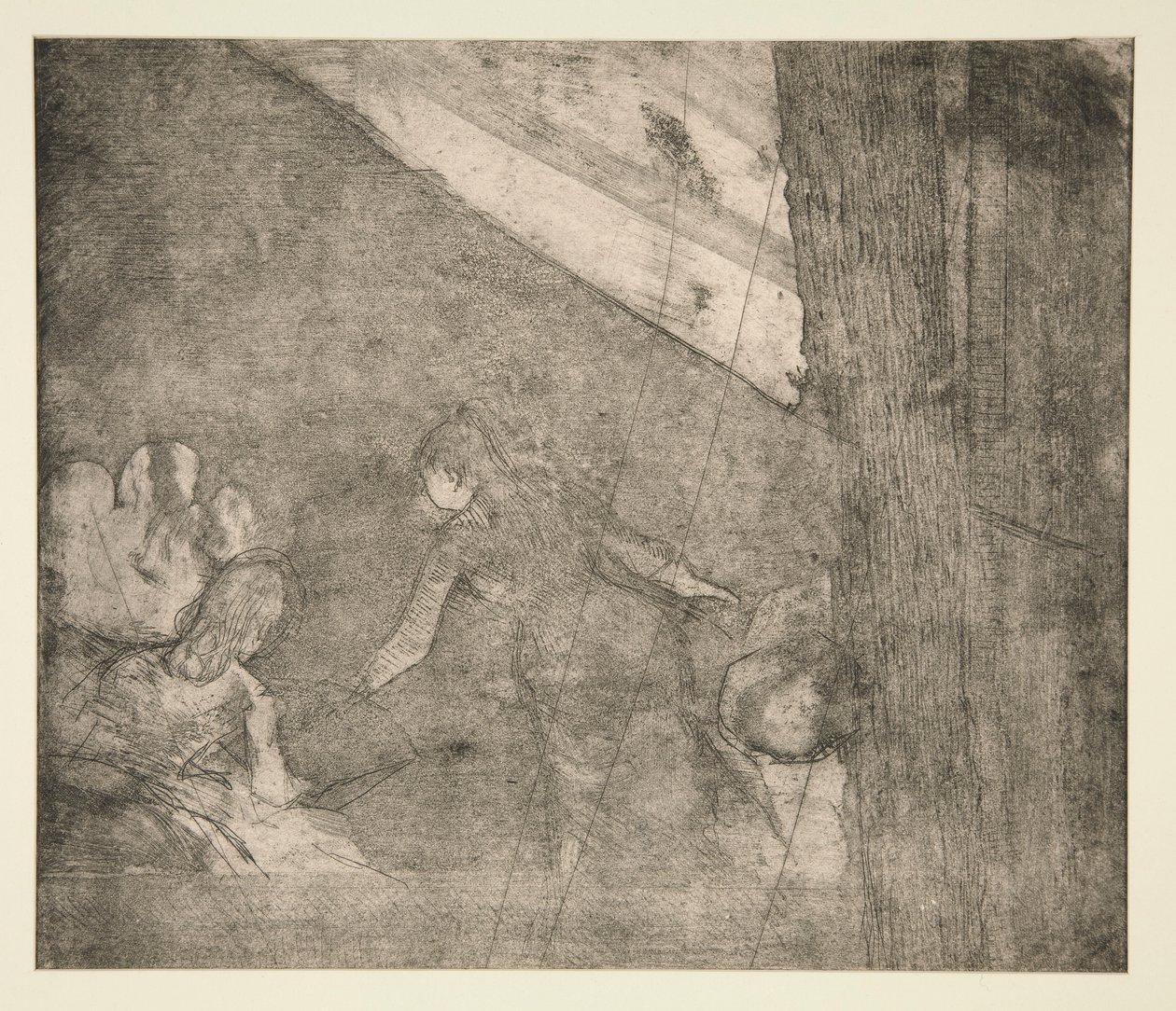 Büyükelçilerde by Edgar Degas