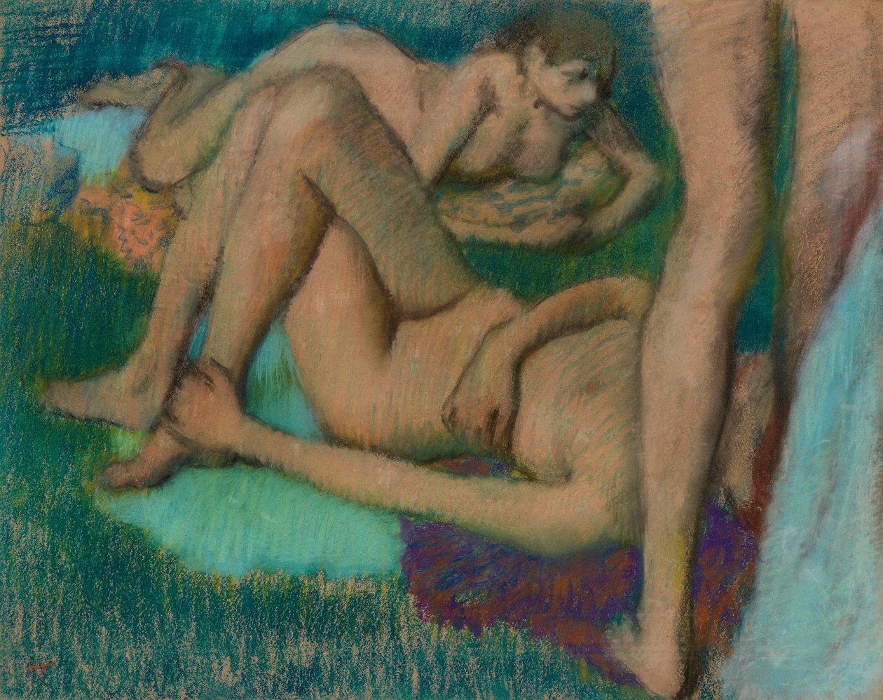 banyo yapanlar by Edgar Degas