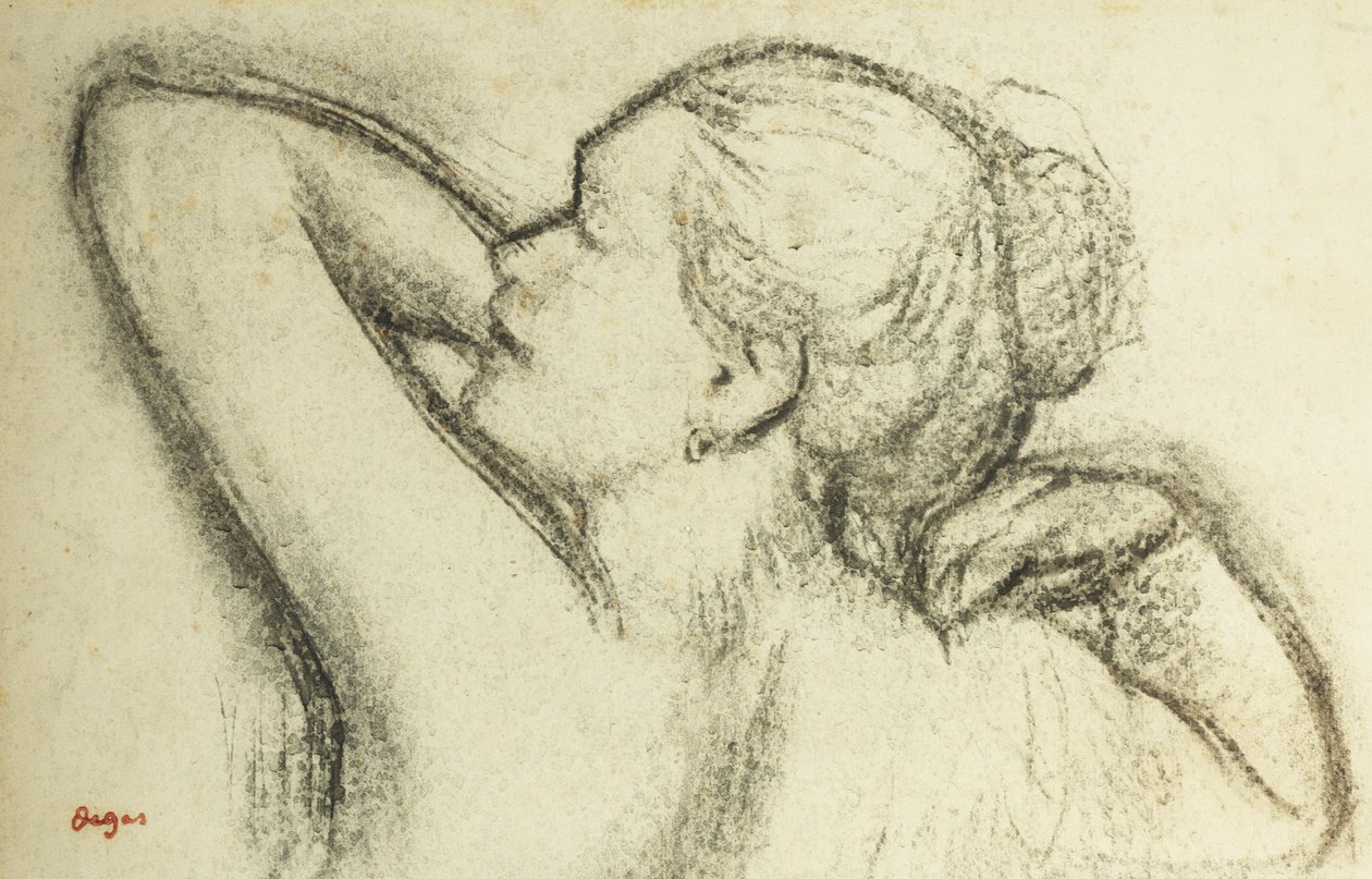 Kadın Büstü; Buste de Femme, by Edgar Degas