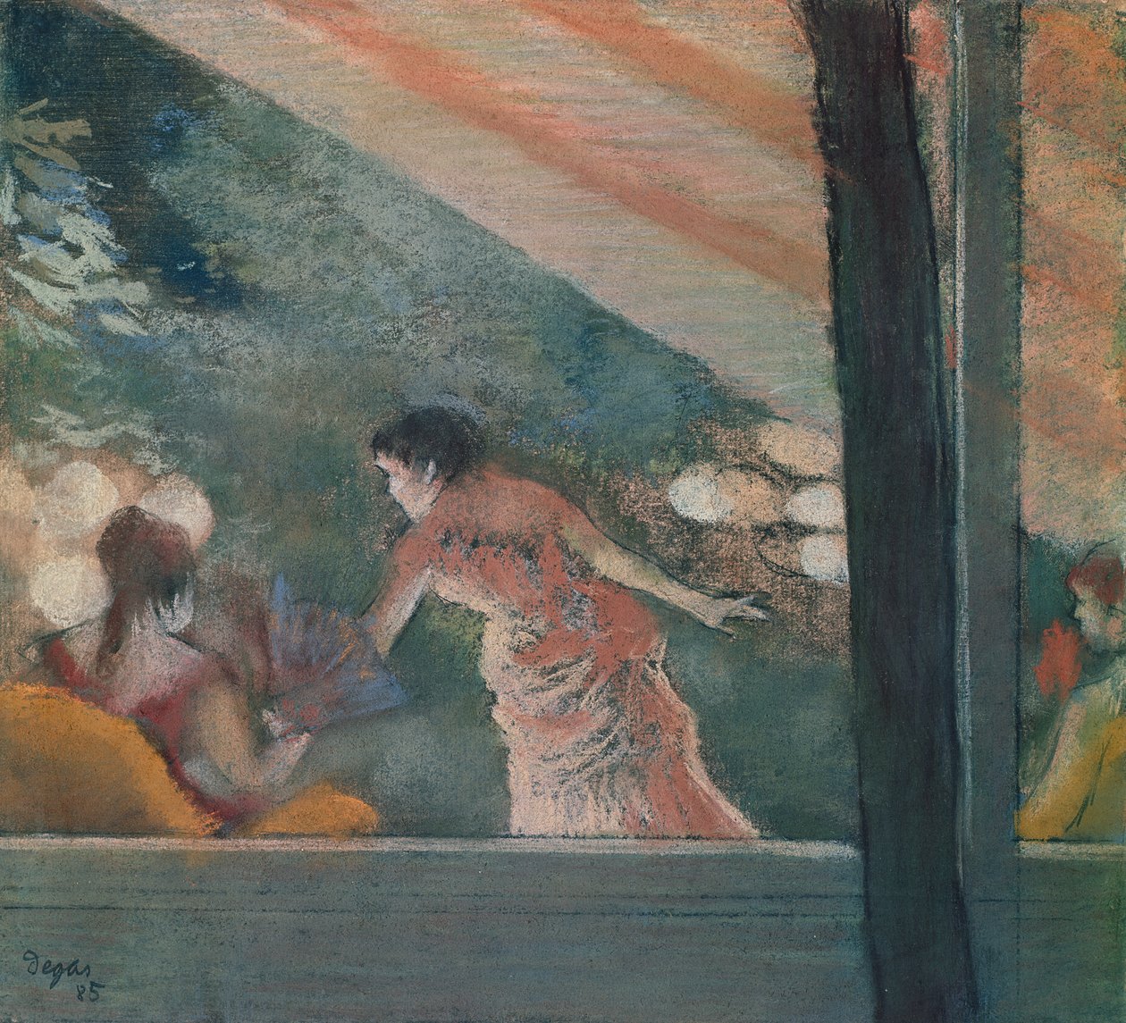 Büyükelçilerde Kafe Konseri by Edgar Degas