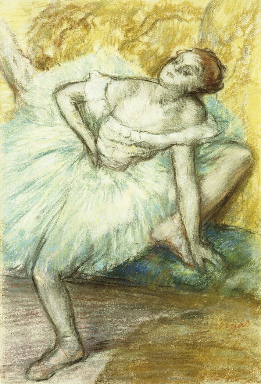 dans etmek; Dansçı, 1897-1900 by Edgar Degas