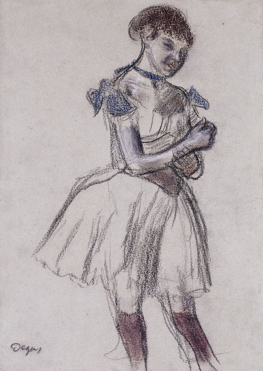 Dansçı; Dansçı, yaklaşık 1880 by Edgar Degas
