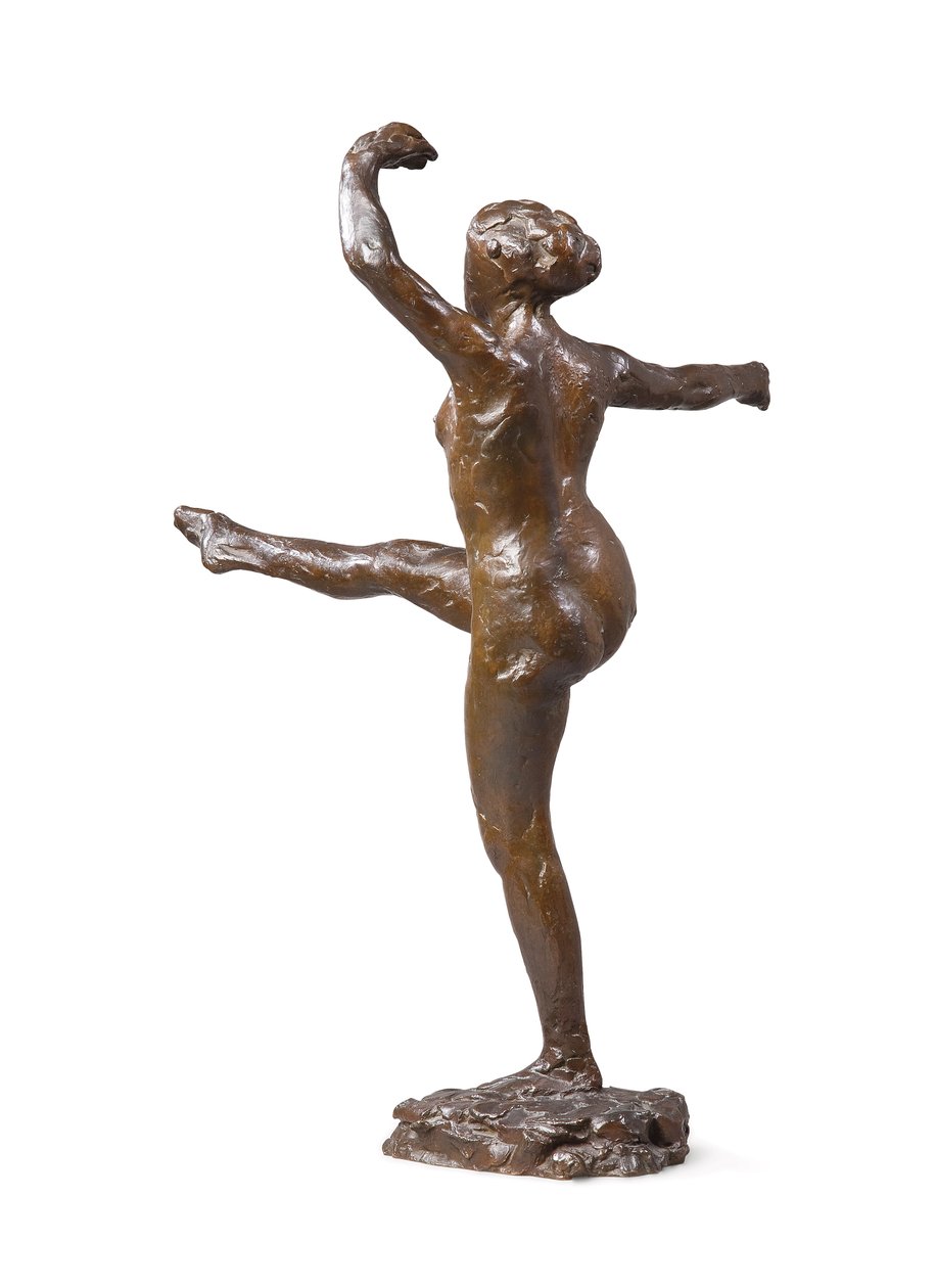 Dansçı, Dördüncü Pozisyon Ön, Sol Bacakta, Üçüncü Çalışma by Edgar Degas