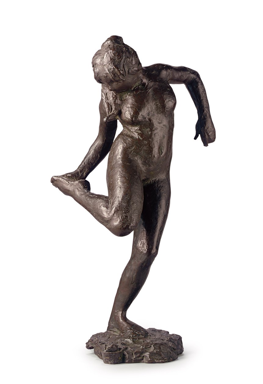 Sağ Ayağının Tabanına Bakan Dansçı; Sağ Ayağının Tabanına Bakan Dansçı, 1895 dolayları by Edgar Degas