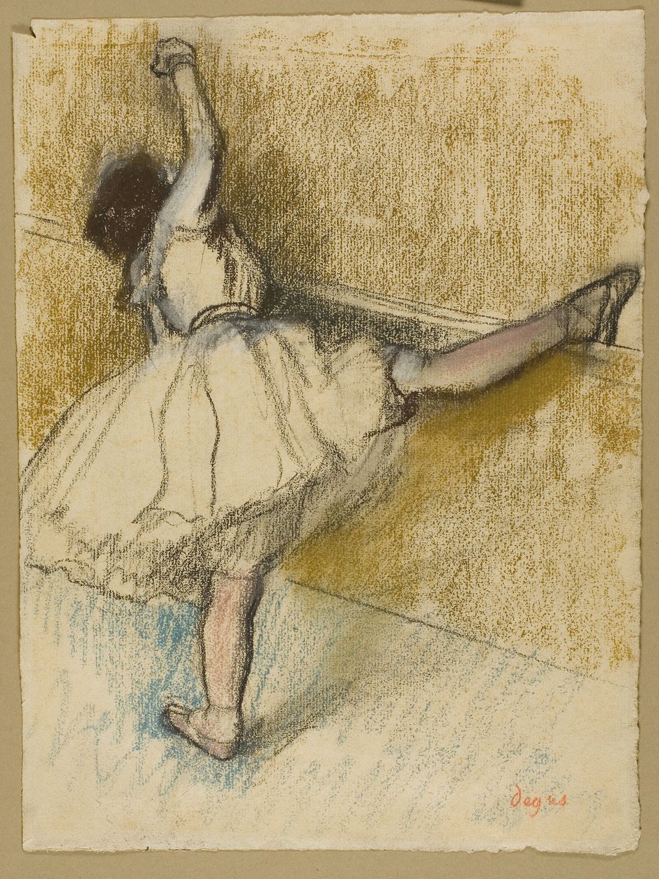Barda germe dansçı by Edgar Degas