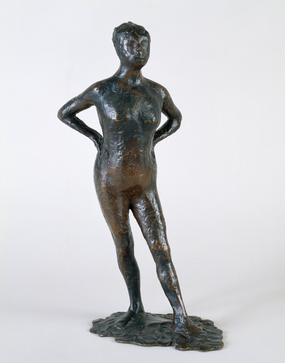 Dinlenme Dansçısı, 1892-95 (bronz) by Edgar Degas