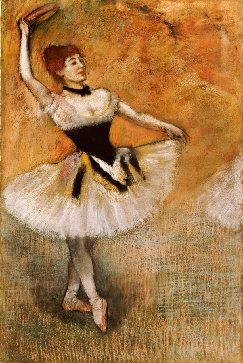 Tefli Dansçı, 1882 by Edgar Degas