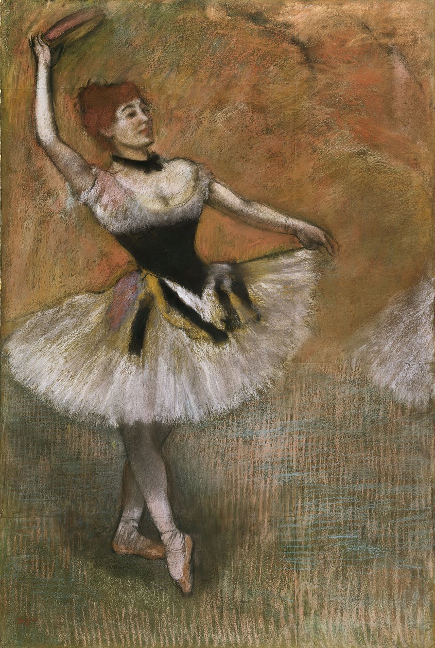 Tefli Dansçı, c.1882 by Edgar Degas