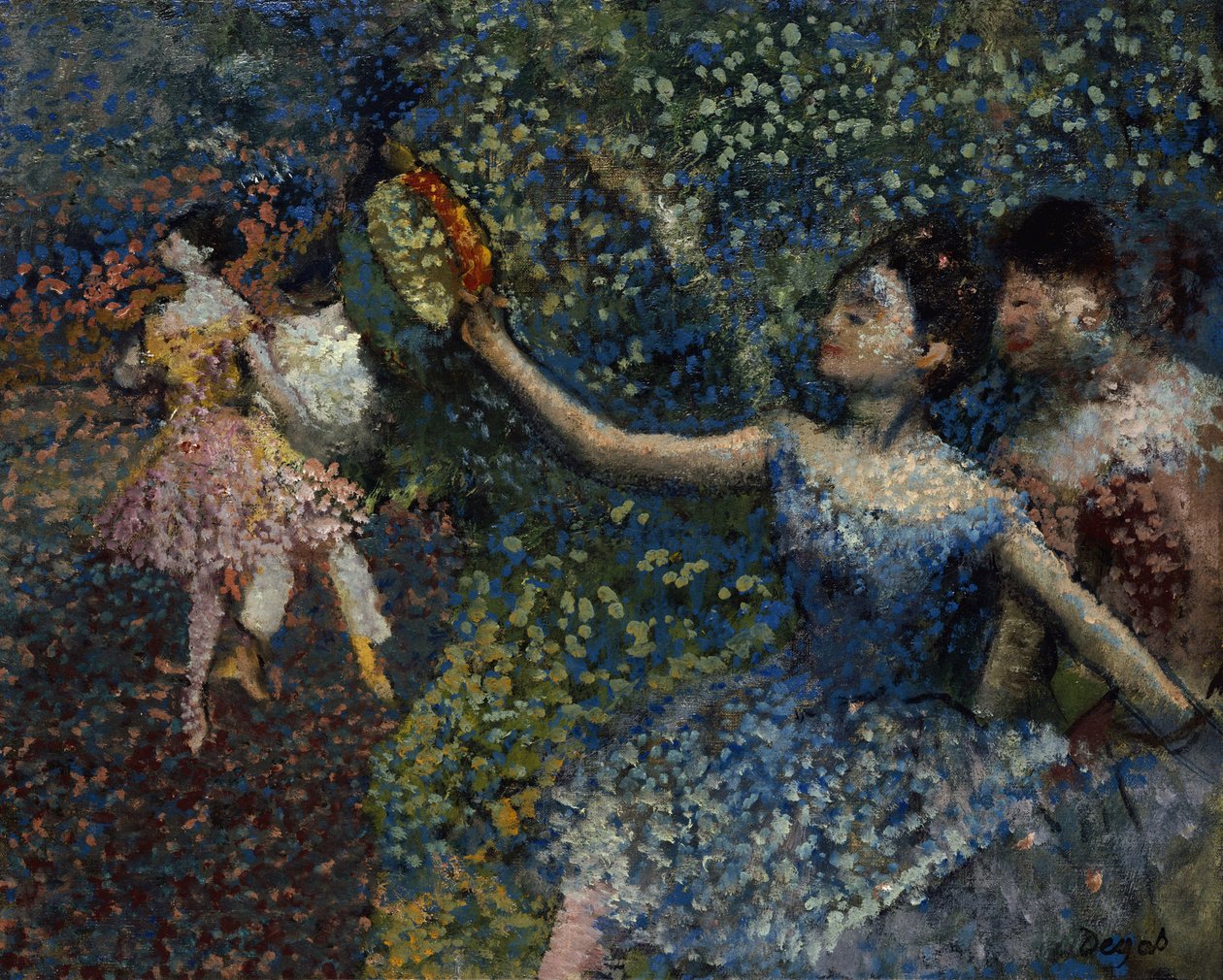 Tefli Dansçı, 1897 dolayları by Edgar Degas
