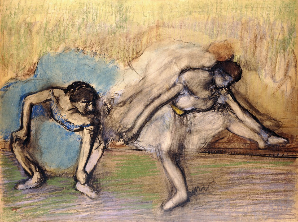 Dinlenen Dansçılar, 1896 dolayları by Edgar Degas