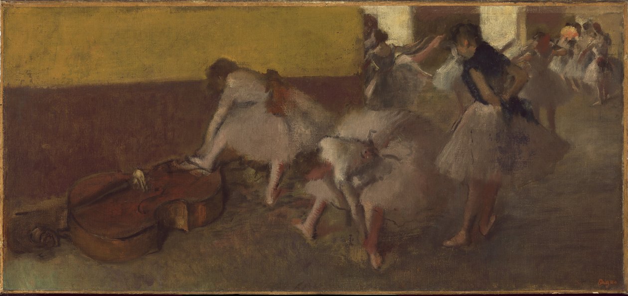 Yeşil Odadaki Dansçılar, 1879 dolayları by Edgar Degas