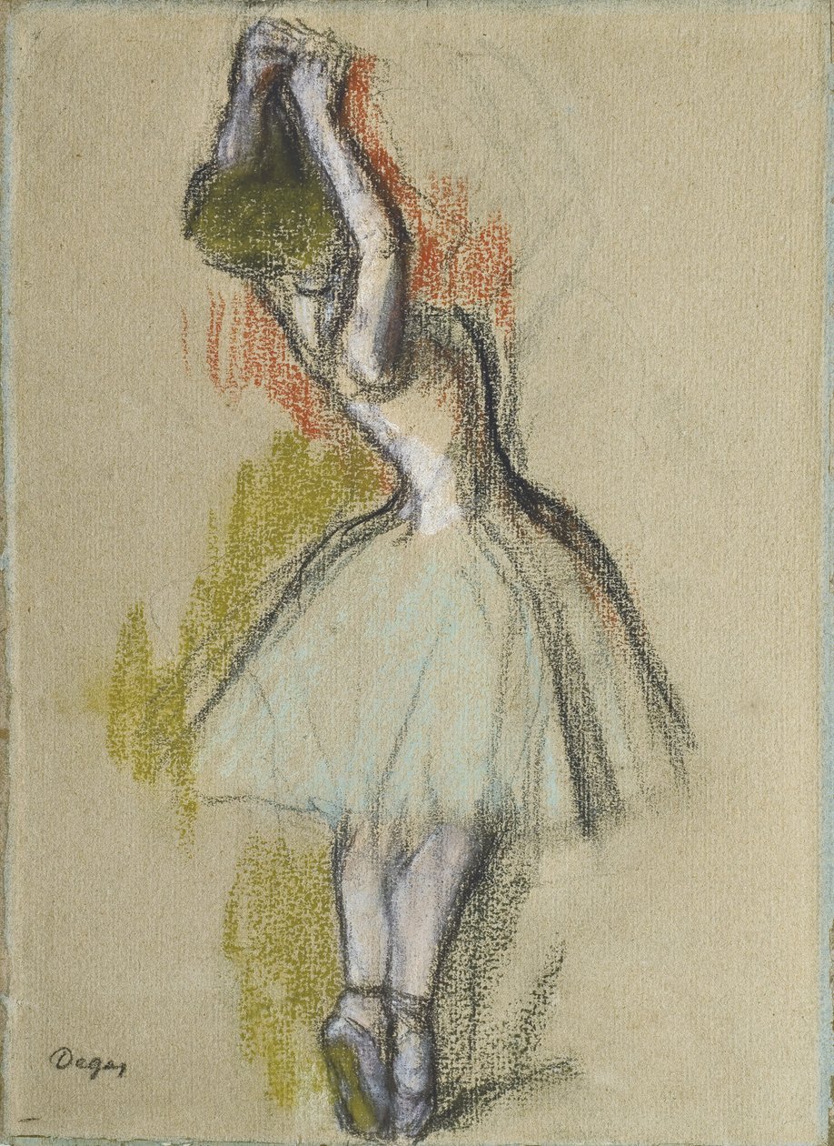 Ayakta Dansçı, c. 1885 by Edgar Degas