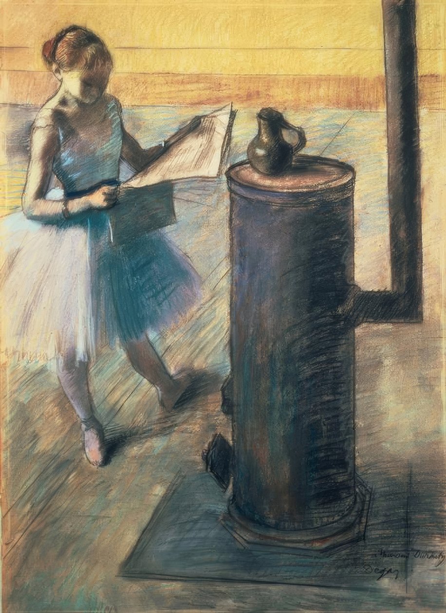 Dansçı dinlenme by Edgar Degas