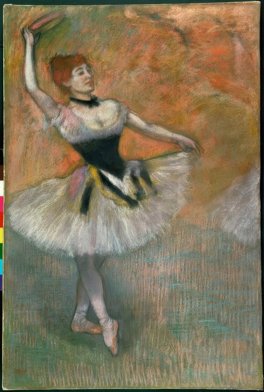 tef dansçısı by Edgar Degas