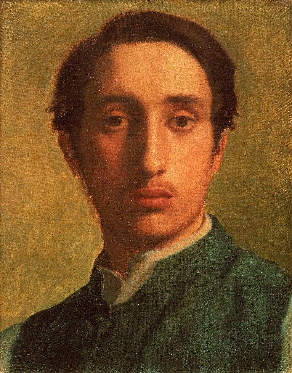 Yeşil Ceketli Degas, 1856 dolayları (tuval üzerine yağlı boya) by Edgar Degas