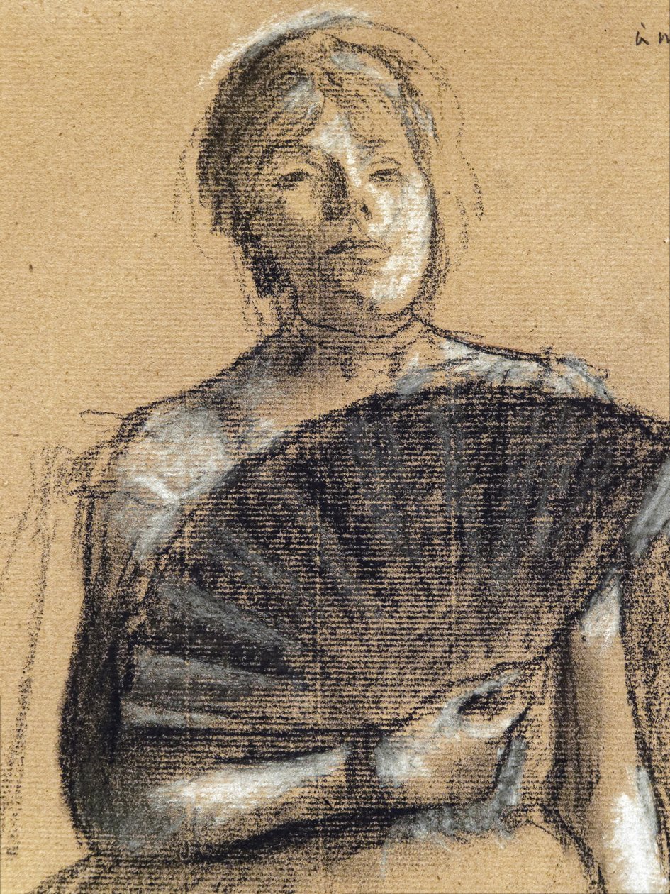 Dansçı detayı (1876 civarı). Edgar Degas (1834-1917). Kağıt çubuk üzerine pastel ve füzen. Musee des Beaux-Arts de la Ville de Paris, PeuPalais. by Edgar Degas
